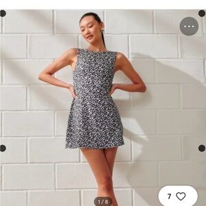 Floral Mini Athletic Dress